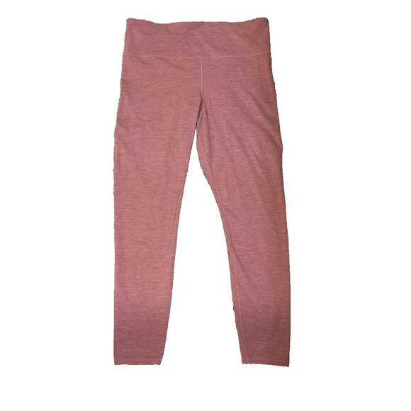 Gap GapFit Studio Sky High Legging, Pink/Blush Heather, Size Large #114 - Picture 1 of 7